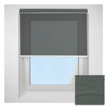Open Cassette 70 Whisper Black Pearl Roller Blind  