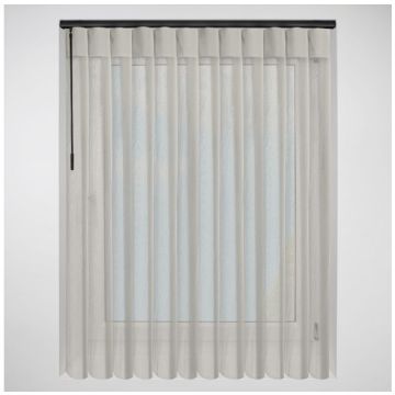 Allusion Horizon Parchment With Piano Black Headrail