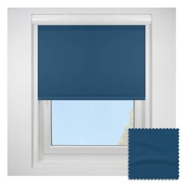Banlight Duo Fr Blackout Atlantic Blue Blockout Roller Blind