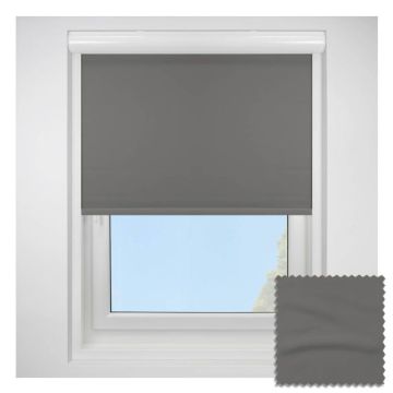 Banlight Duo Fr Blackout Concrete Blockout Roller Blind