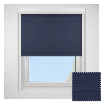 Banlight Duo Fr Blackout Navy Blockout Roller Blind