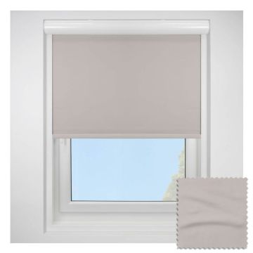 Banlight Duo Fr Blackout Pearl Blockout Roller Blind