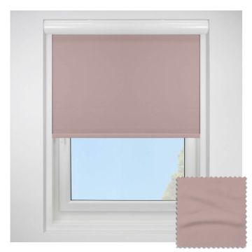 Banlight Duo Fr Blackout Rose Blockout Roller Blind