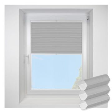 astoria1 Cool Grey FITtoFRAME Honeycomb Pleated Blind