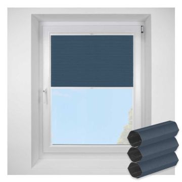 Blenheim Blackout Indigo FITtoFRAME Honeycomb Pleated Blind