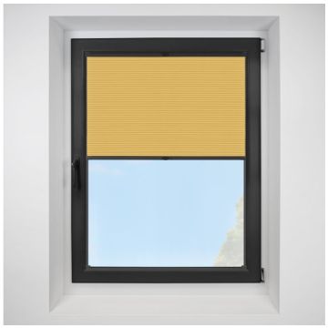 Blenheim Blackout Ochre FITtoFRAME Honeycomb Pleated Blind