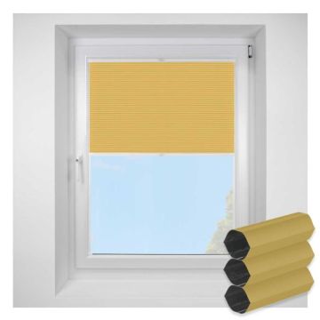 Blenheim Blackout Ochre FITtoFRAME Honeycomb Pleated Blind
