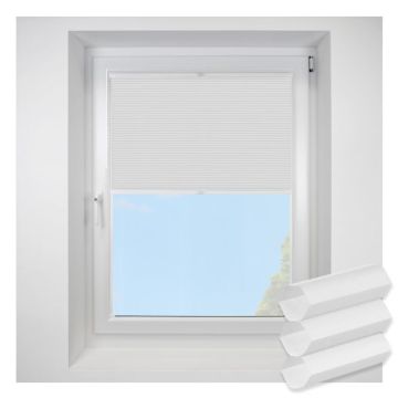 hudson1 Snow FITtoFRAME Honeycomb Pleated Blind