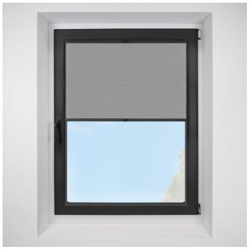Lexington Blackout Dove Grey FITtoFRAME Honeycomb Pleated Blind