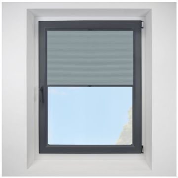Lexington Blackout Lagoon FITtoFRAME Honeycomb Pleated Blind with Anthracite Frame