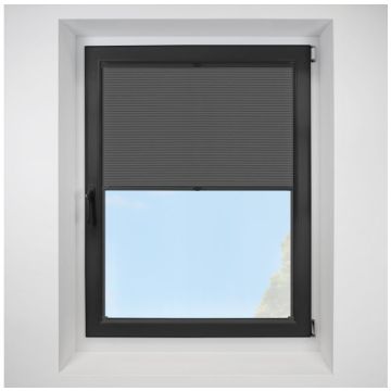 Lexington Blackout Onyx FITtoFRAME Honeycomb Pleated Blind