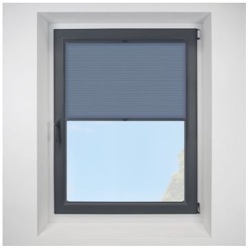 Lexington Neptune FITtoFRAME Honeycomb Pleated Blind with Anthracite Frame
