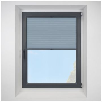 Lexington Sky FITtoFRAME Honeycomb Pleated Blind with Anthracite Frame