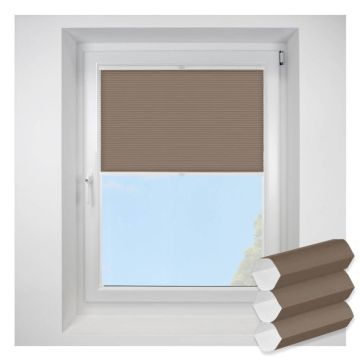 Soho Sandstone FITtoFRAME Honeycomb Pleated Blind