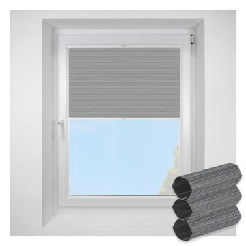 Tribeca Blackout Grey Dawn FITtoFRAME Honeycomb Pleated Blind