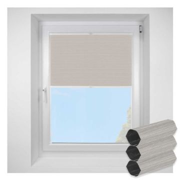 Tribeca Blackout Stone FITtoFRAME Honeycomb Pleated Blind