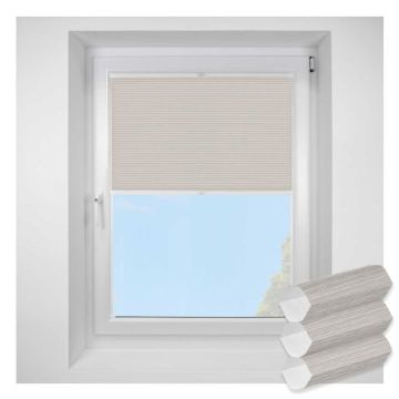 Tribeca Stone FITtoFRAME Honeycomb Pleated Blind