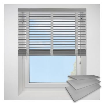 Mirage Fine Grain Fauxwood Blind with Tapes