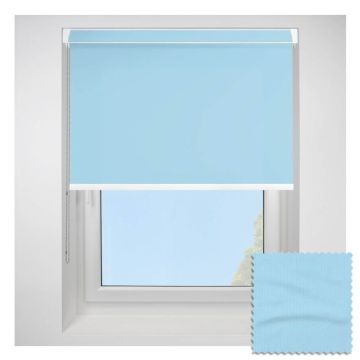 Polaris Baby Blue Grip Fit Roller Blind