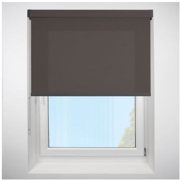 Polaris Bark Grip Fit Roller Blind with Anthracite Cassette