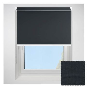 Polaris Blackout Black Grip Fit Roller Blind