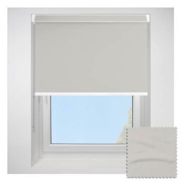 Polaris Blackout Greige Grip Fit Roller Blind