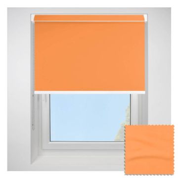 Polaris Blackout Tangerine Grip Fit Roller Blind