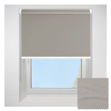 Polaris Blackout Taupe Grip Fit Roller Blind