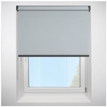 Polaris Cloud Grip Fit Roller Blind with Anthracite Cassette