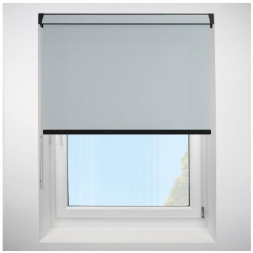 Polaris Cloud Grip Fit Roller Blind with Black Cassette