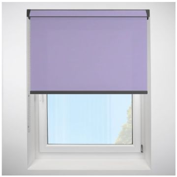 Polaris Lilac Grip Fit Roller Blind with Anthracite Cassette