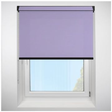 Polaris Lilac Grip Fit Roller Blind with Black Cassette