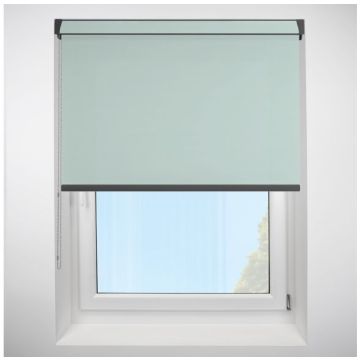 Polaris Mint Grip Fit Roller Blind with Anthracite Cassette