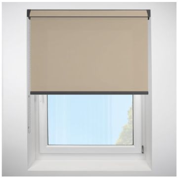 Polaris Oyster Grip Fit Roller Blind with Anthracite Cassette