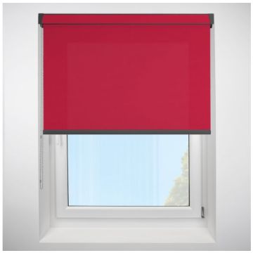 Polaris Poppy Grip Fit Roller Blind with Anthracite Cassette