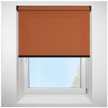 Polaris Rust Grip Fit Roller Blind with Black Cassette