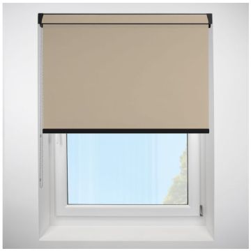 Polaris Blackout Oyster Grip Fit Roller Blind with Black Cassette