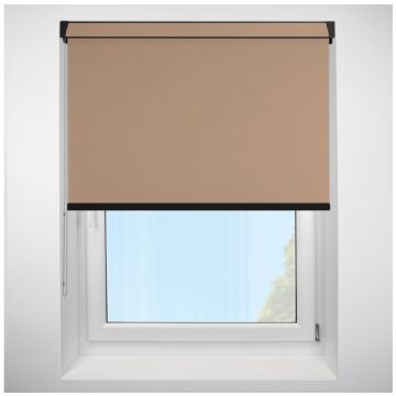 Polaris Blackout Sand Grip Fit Roller Blind with Black Cassette