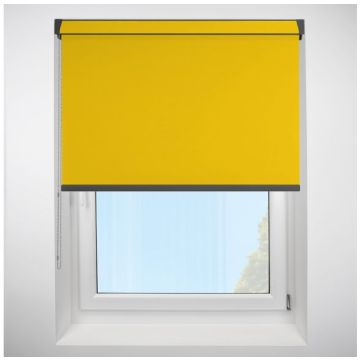Polaris Blackout Sunshine Grip Fit Roller Blind with Anthracite Cassette
