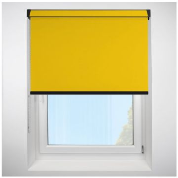 Polaris Blackout Sunshine Grip Fit Roller Blind with Black Cassette
