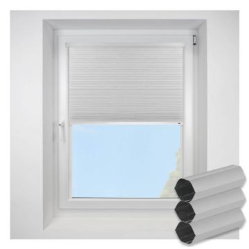 Intu Hive Blackout Iron Pleated Blind With White Cassette
