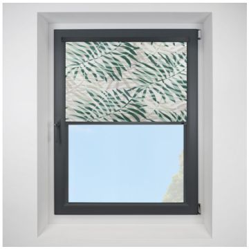 Intu Hive Dolce Green Pleated Blind With Anthracite Cassette