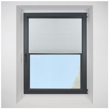 Intu Hive Gratia Sky Pleated Blind With Anthracite Cassette