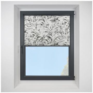 Intu Hive Idole Grey Pleated Blind With Anthracite Cassette