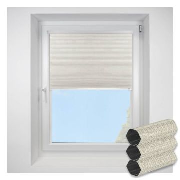 Intu Hive Matrix Blackout Cream Pleated Blind