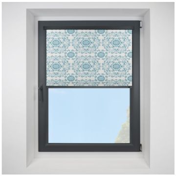 Intu Hive Muse Blue Pleated Blind With Anthracite Cassette