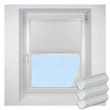 Intu Hive Plain Iron Pleated Blind With White Cassette