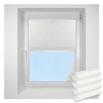 Intu Micro Hive White Pleated Blind
