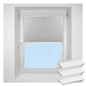 Intu Micro Ribbons Asc White Pleated Blind