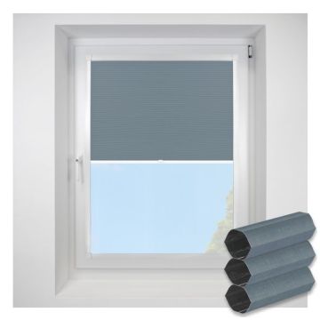 Astral Blackout Lake Blue Perfect Fit Pleated Blinds